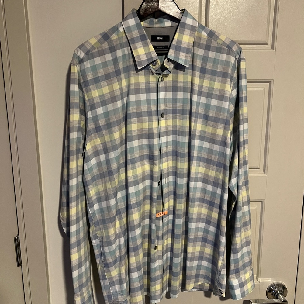 Hugo Boss button up.   XXL